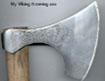 Etched Viking Axe
